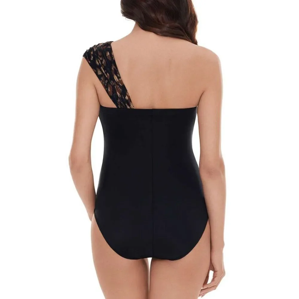 Magicsuit Womens La Paz Goddess Convertible One-Piece Swimsuit 12 Black NWT $176 - Picture 3 of 9